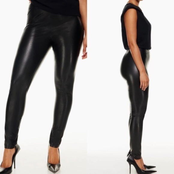 NWT TEN by Baboon Black Leather Showcase Pant Size XXS - Picture 1 of 2